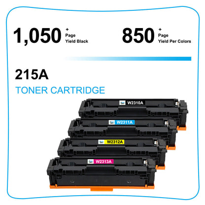 3PK 215A W2310A No CHIP Toner Compatible With HP Color Pro MFP M182 M183