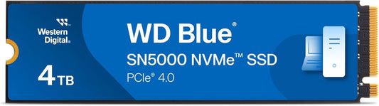 WD 4TB Blue SN5000 NVMe Internal Solid State Drive SSD WDS400T4B0E