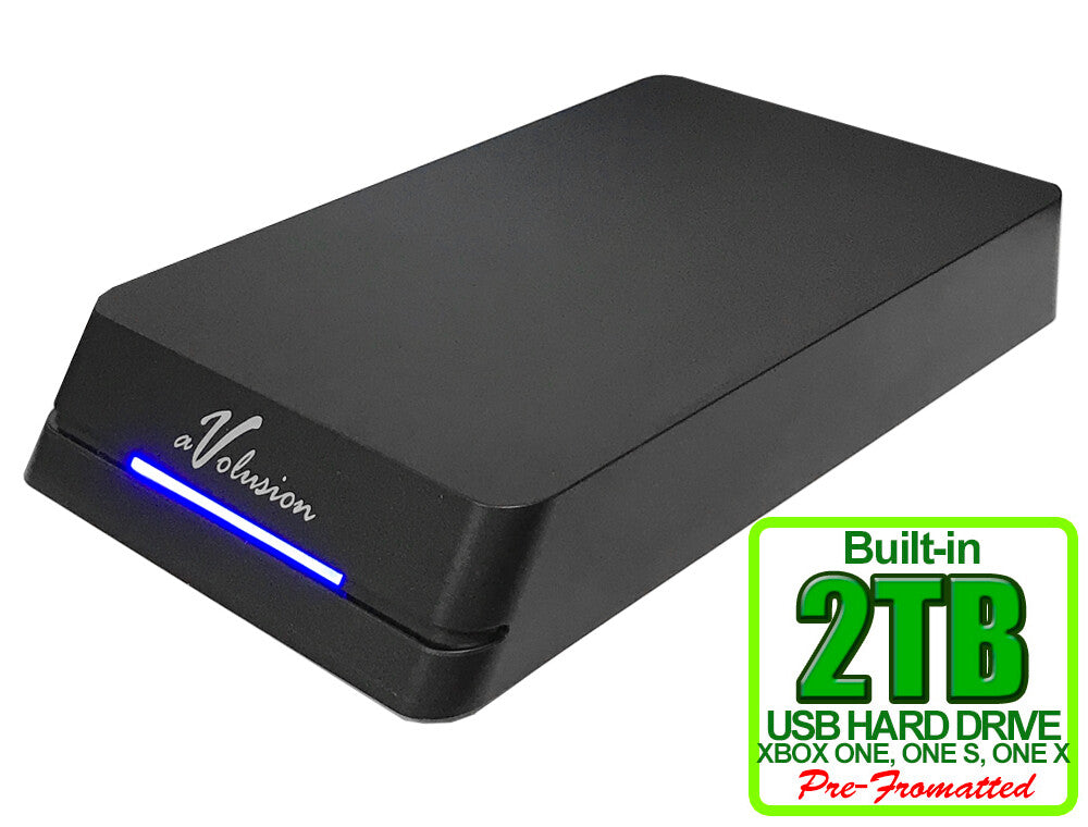 Avolusion 2TB HDDGear Pro External USB 3.0 Gaming Hard Drive for XBOX ONE S / X