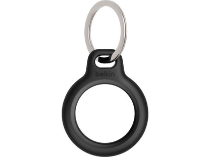 Belkin Apple AirTag Secure Holder with Key Ring - Durable, Scratch-Resistant Cas