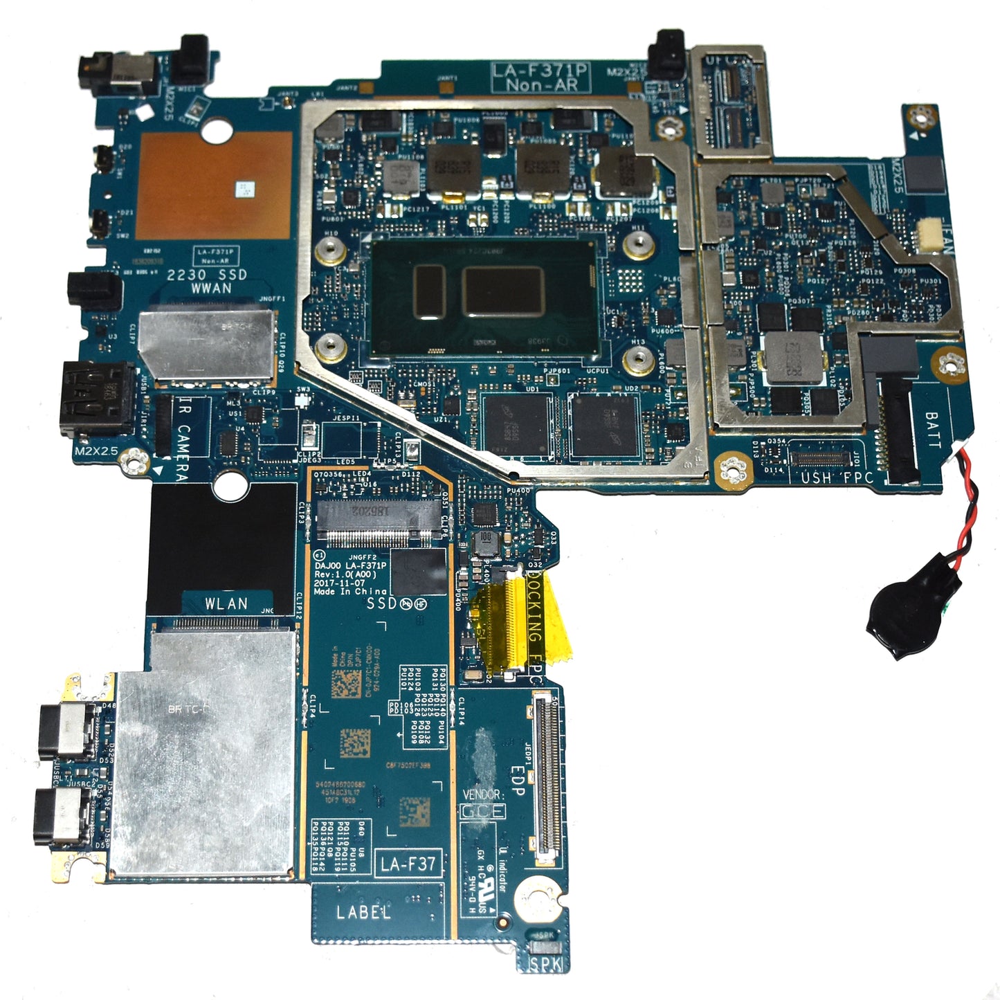 Dell Latitude 5290 2in1 Core i5-8350U 1.7GHz 4-Core 8GB LPDDR3 Motherboard JP7C1