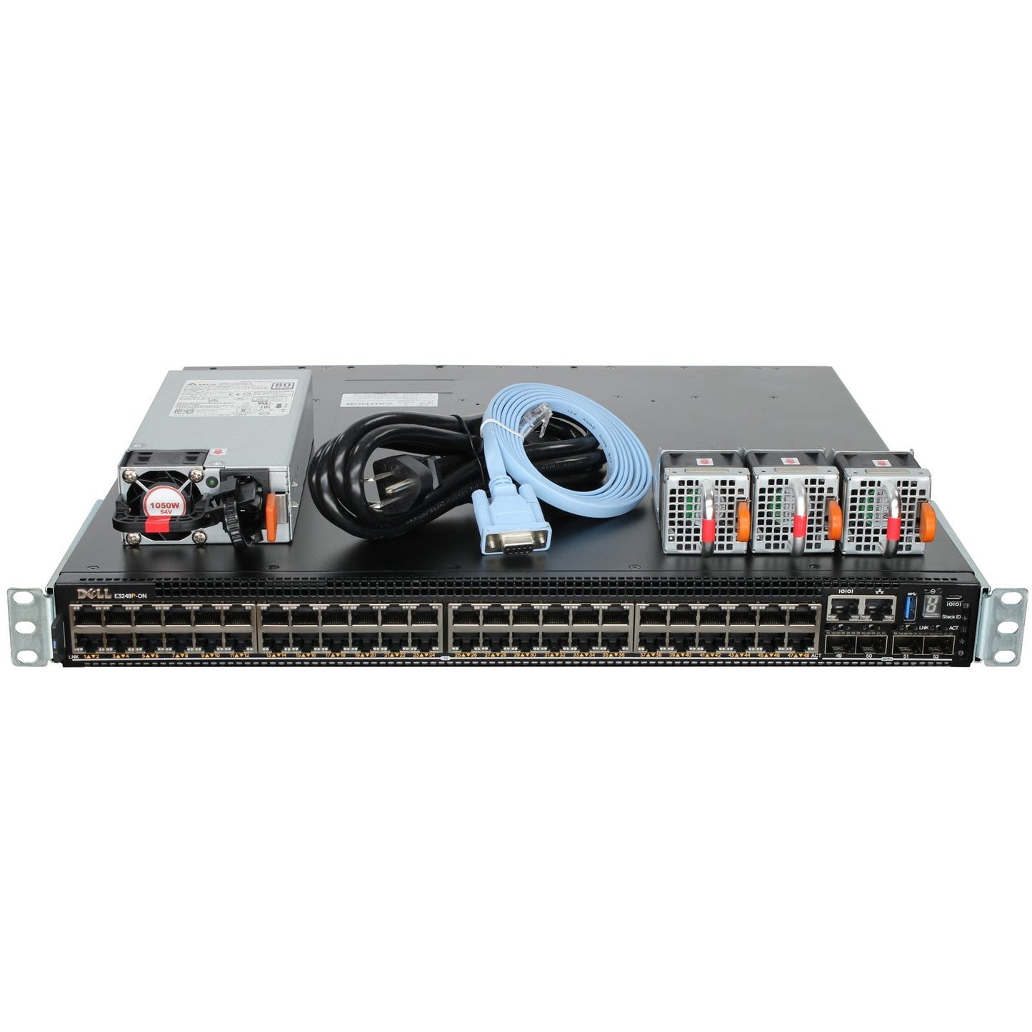 Dell Networking E3248P-ON 48P 1GbE 4P SFP+ 2P QSFP28 PoE+ Switch w/ Sonic OS