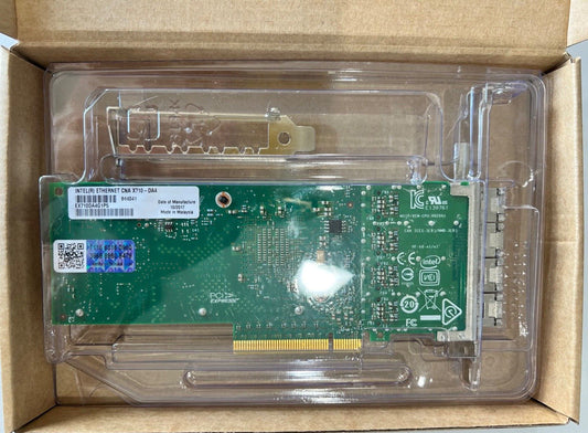 GENUINE INTEL X710-DA4 LP 4-PORT PCIe 3 x8 10GbE SFP+ SERVER ADAPTER X710DA4G1P5