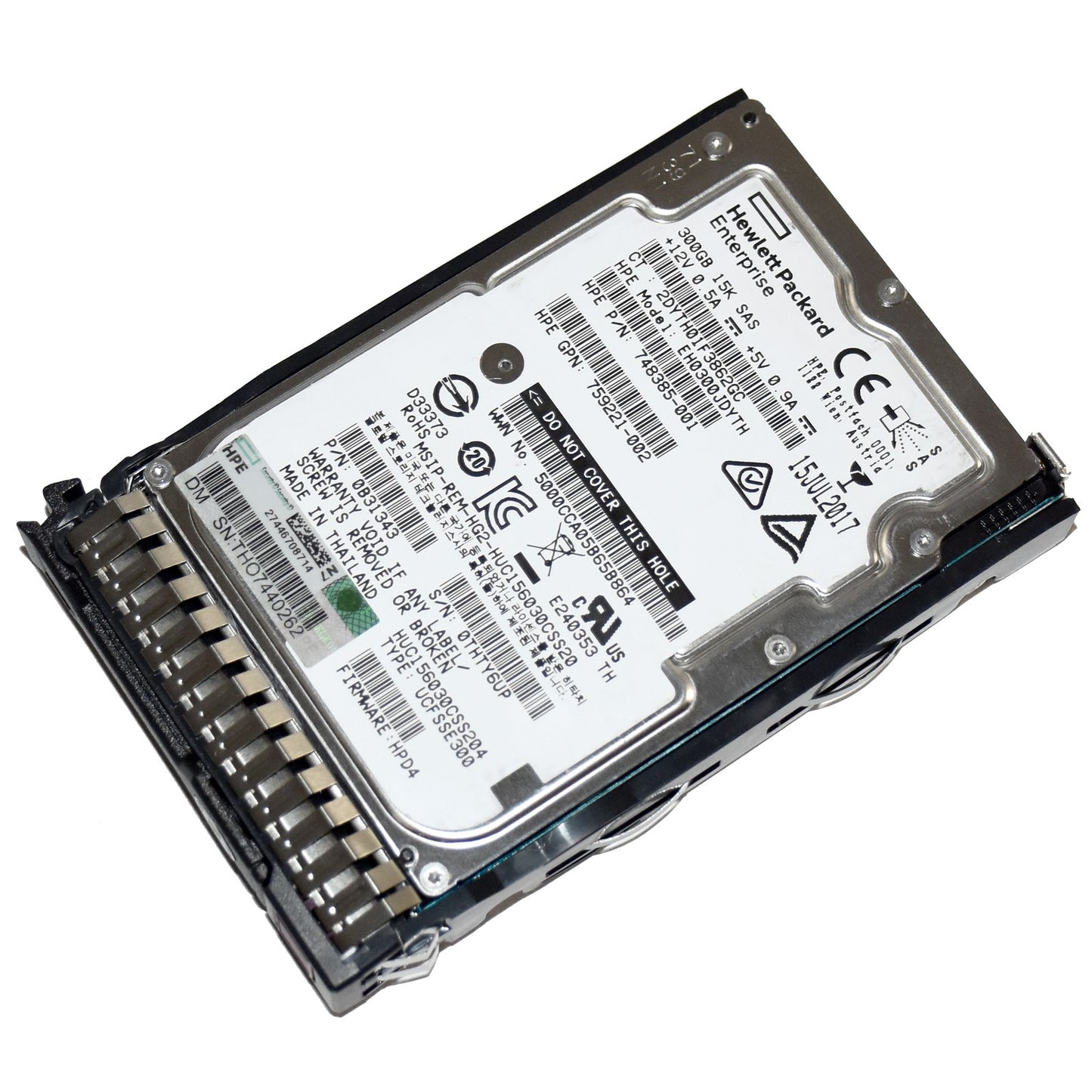 HP ProLiant G8 G9 EH0300JDYTH 300GB SAS 12Gb/s 15K 2.5" HDD with Tray 748385-001 (NOT FOR HOME PC)