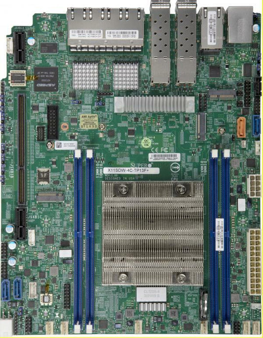 SuperMicro X11SDW-4C-TP13F+ Motherboard