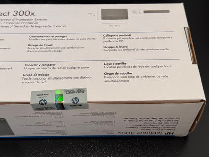 New HP Jetdirect 300x External Print Server for 10/100TX J3263G