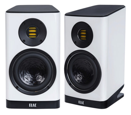 Elac VBS403-GW Vela 2-Way Bookshelf Speakers - (Pair) Gloss White