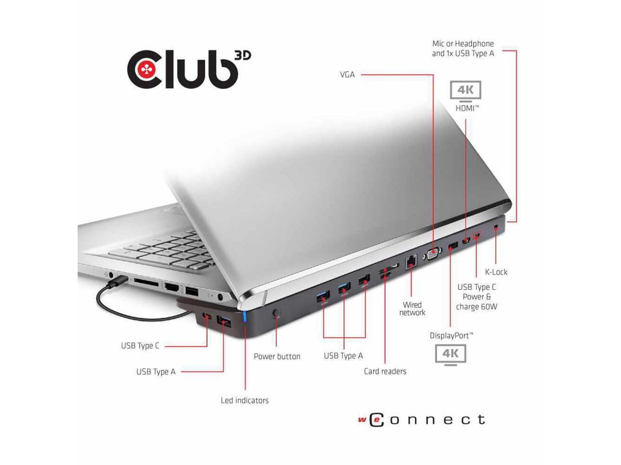 Club3D CH Club3|CSV-1564W100 R