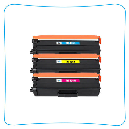 3 Color Toner Compatible With Brother TN436 MFC-L8690CDW HL-L8360CD MFC-L9570CDW