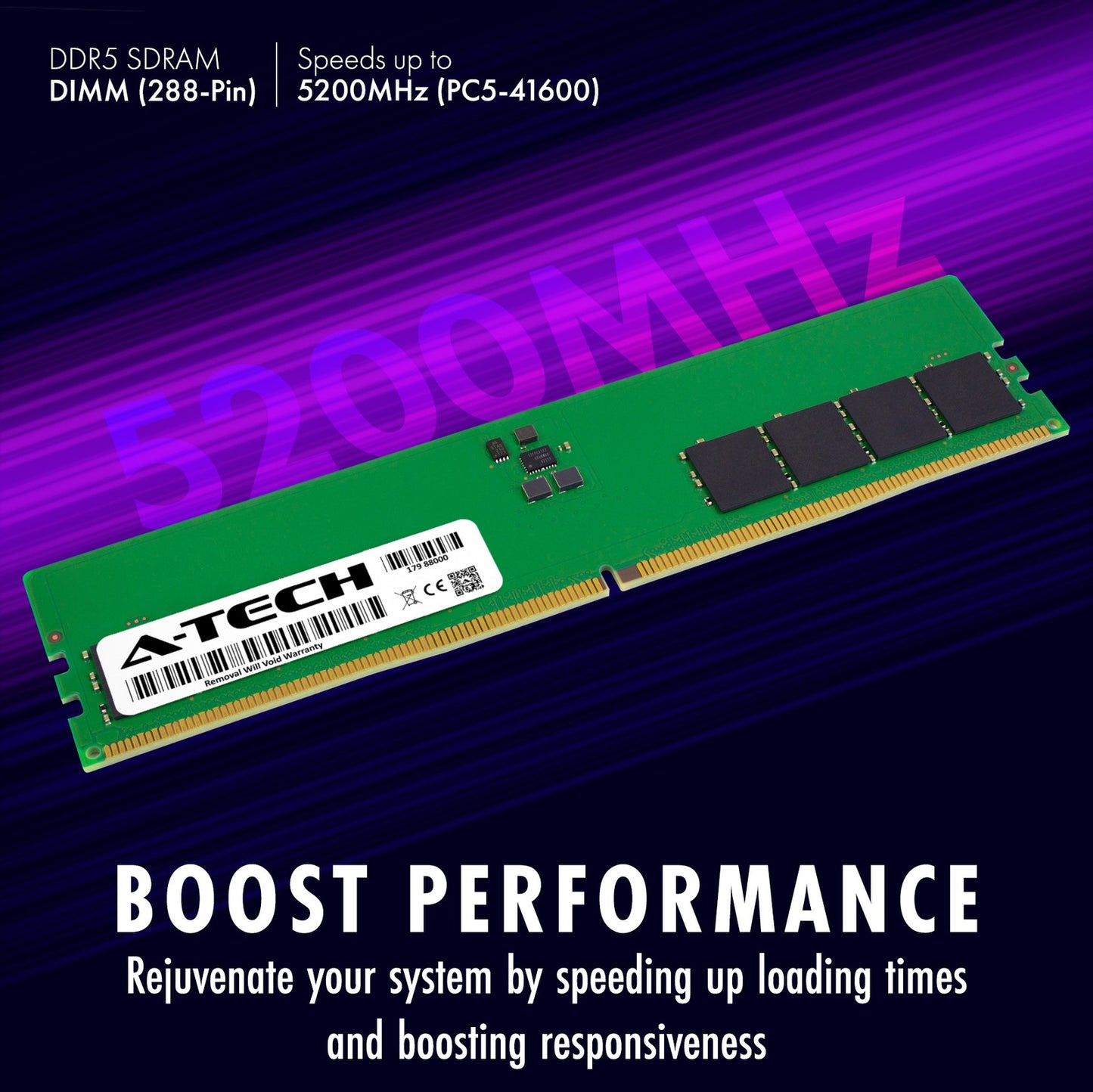 32GB 4x 8GB DDR5-5200 Supermicro H13SRE-F Memory RAM