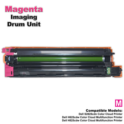 Dell H625cdw H825cdw S2825cdn Magenta Drum - 50000 page yield - D20NH
