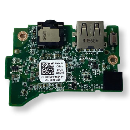 Dell OEM XPS Studio 13 L321x Power Button USB Audio Port IO Circuit Board JHG09