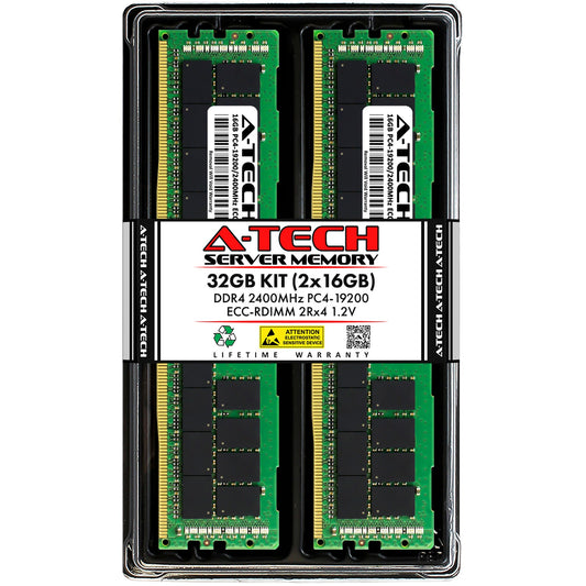 32GB 2x 16GB PC4-2400 RDIMM Synology FlashStation FS2017 FS6400 Memory RAM