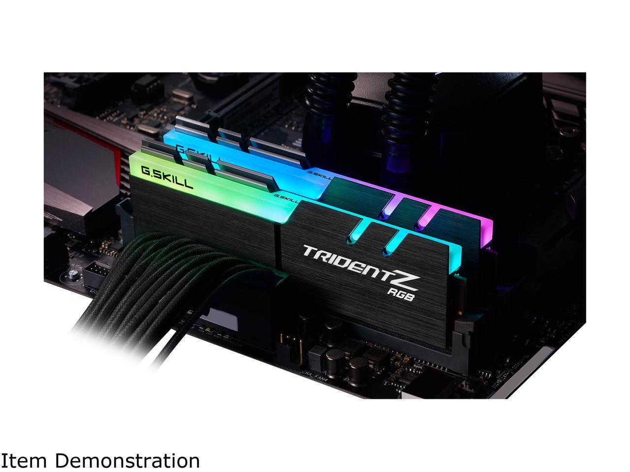 G.SKILL TridentZ RGB Series 32GB (2 x 16GB) DDR4 3600 (PC4 28800) Intel XMP 2.0