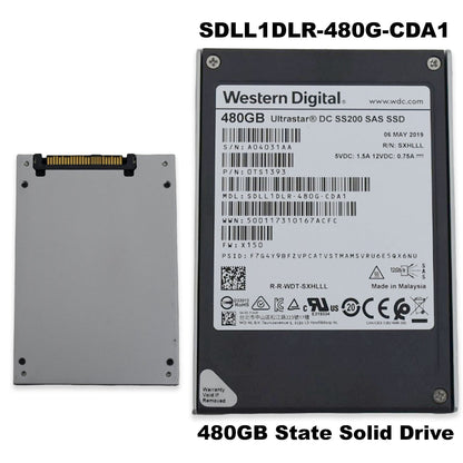 Western Digital Ultrastar DC SS200 480GB SAS 12Gb/s TCG MLC 2.5in SSD 0TS139 (NOT FOR HOME PC)