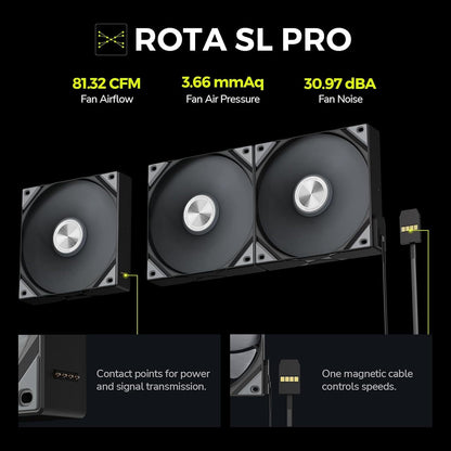 TRYX Panorama 360 Asetek 8th Gen V2 Non-ARGB AIO Cooler (Black) L-P360N-DS3M-G1K