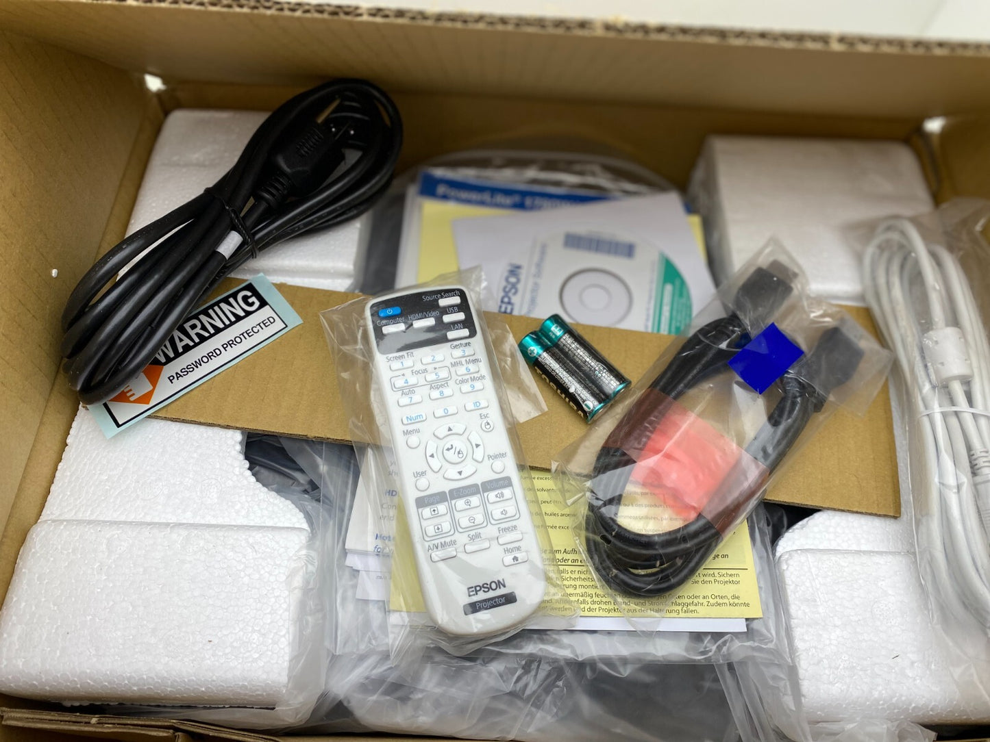 Epson PowerLite 1780W LCD Projector