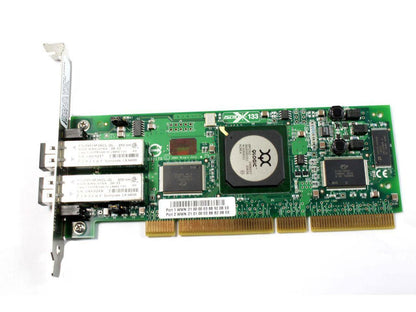 QLogic FTLF8519F2KCL-QL Fiber Channel PCI-X 2Gbps Server Dual Port Cards V4P7M