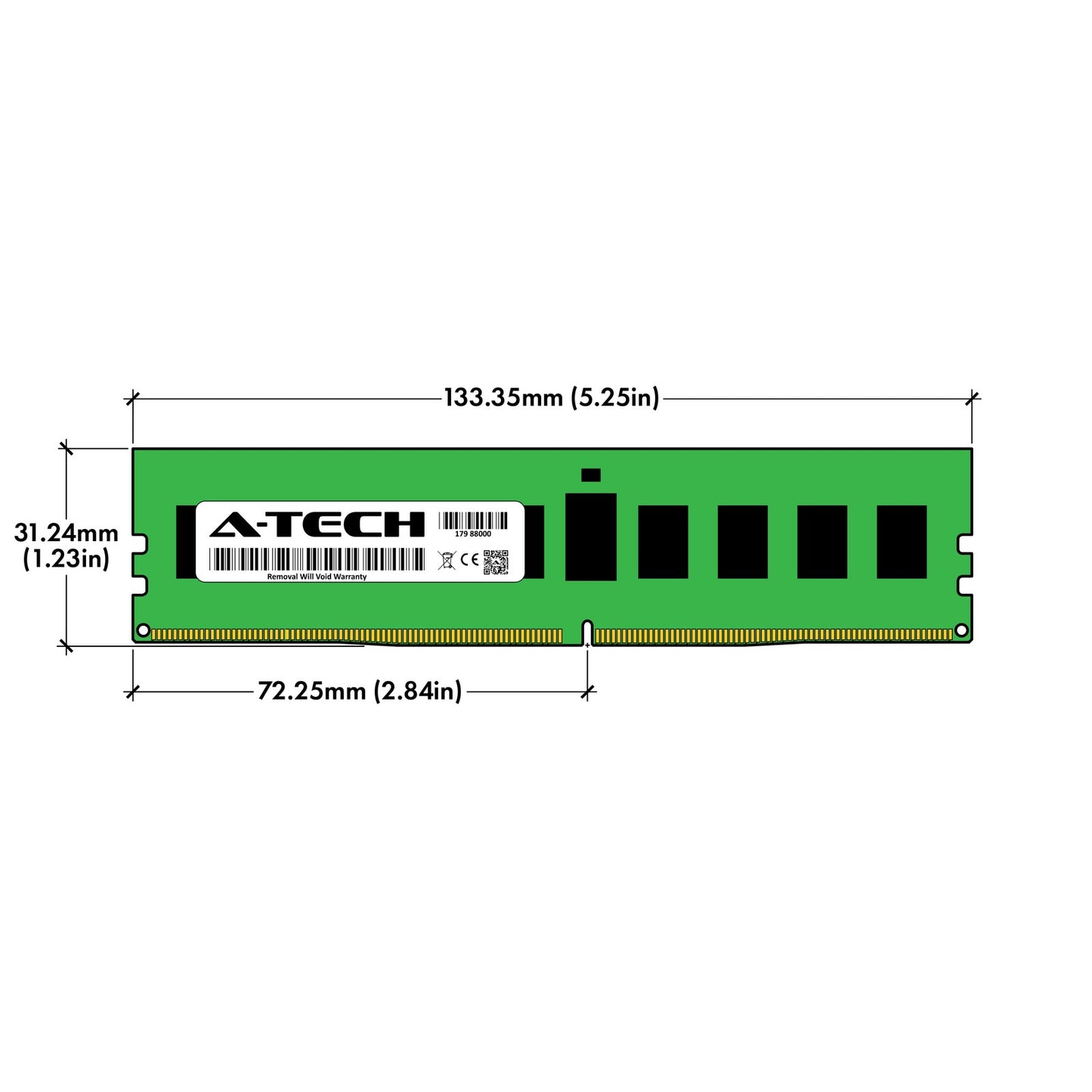 128GB 16x 8GB PC4-2133 RDIMM Lenovo ThinkServer RD650 (E5-2600 v3) Memory RAM