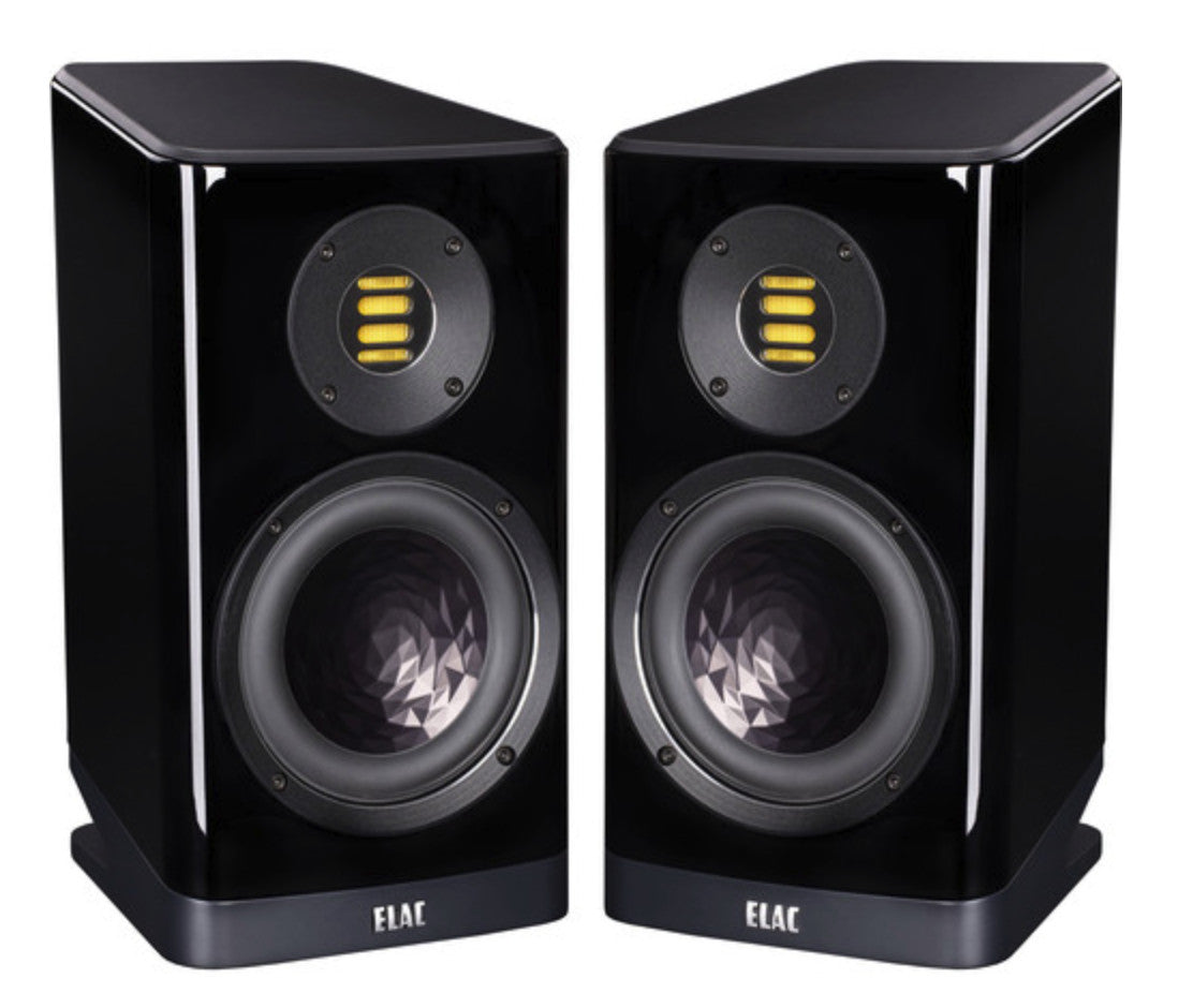 Elac VBS403-GB Vela 2-Way Bookshelf Speakers - (Pair) Gloss Black