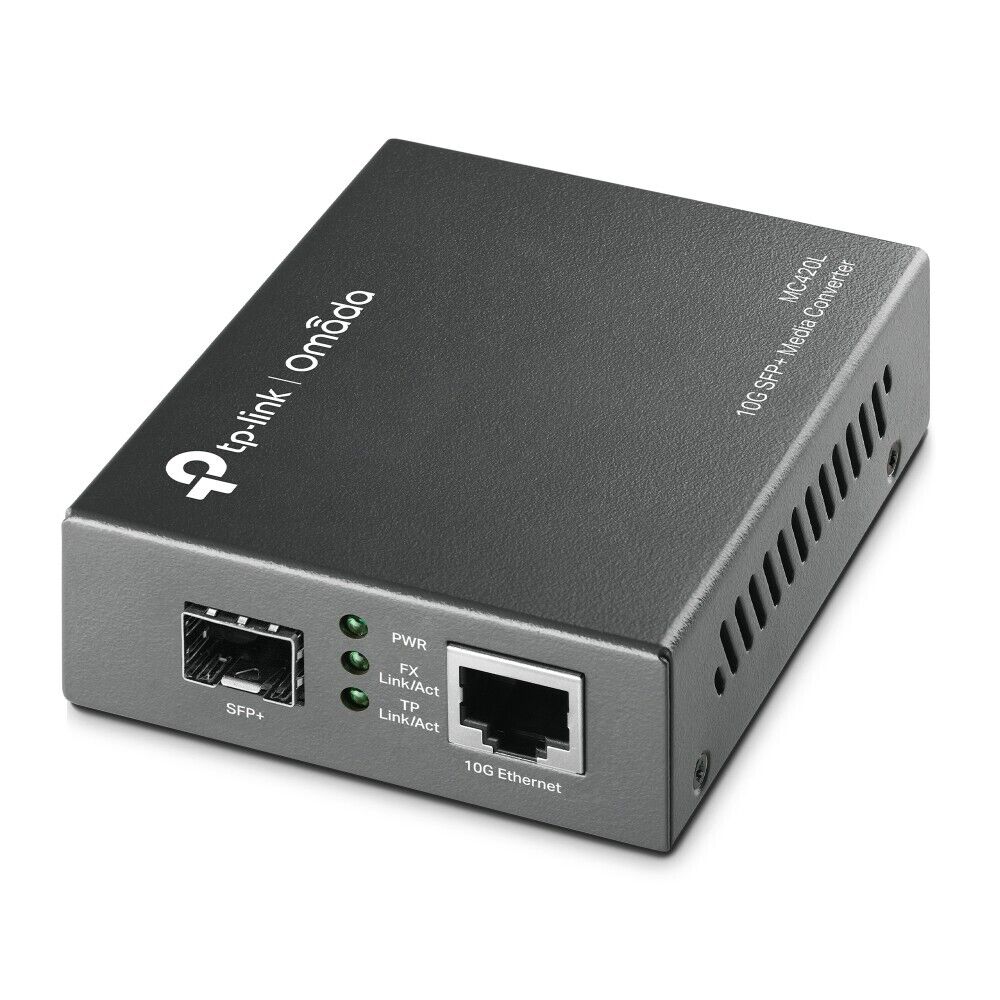 TP-Link MC420L | Omada 10Gbps Multi-Gigabit SFP Media Converter