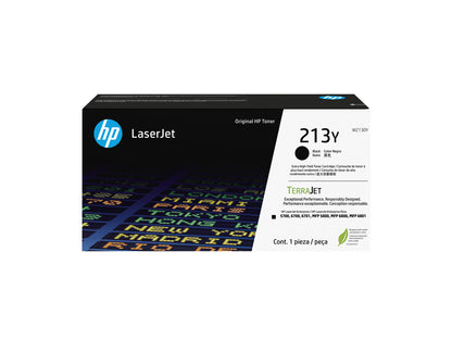 HP 213Y Extra High Yield Black Original LaserJet Toner Cartridge, ~18,000 pages,