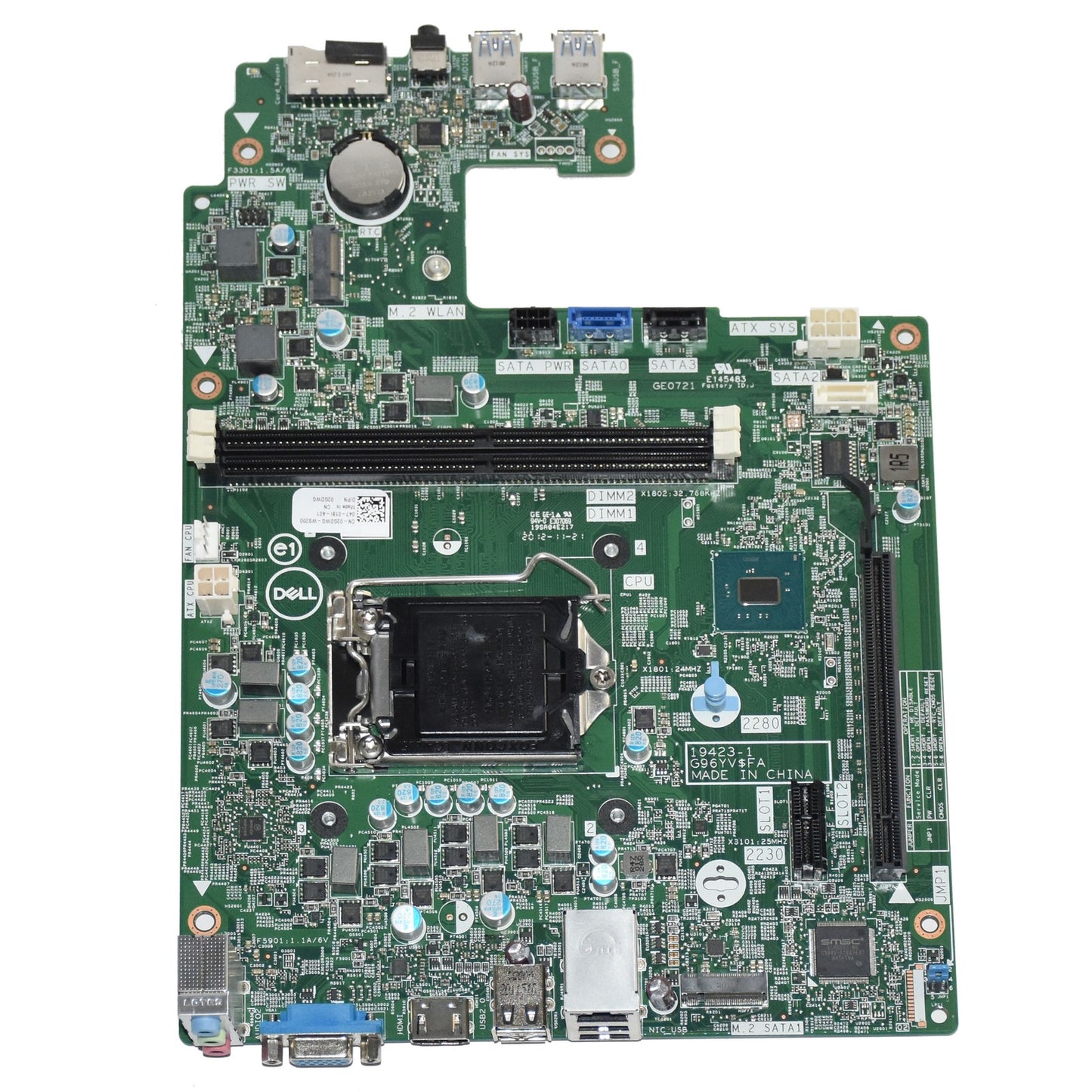 Dell Inspiron 3471 Motherboard Socket LGA1151 Intel B365 Chipset 19423-1 2GDWG