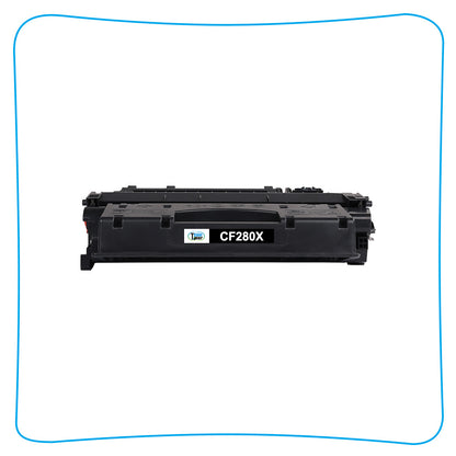 6PK Black CF280X 80X Toner For HP LaserJet Pro 400 M401dn M401dw M401dne M425dn