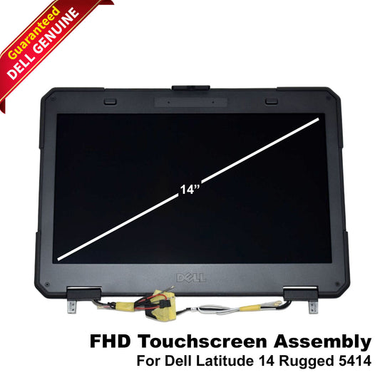 Dell Latitude 14 Rugged 5414 14" WXGAHD LED Touch Screen Display Assembly 1TP0V