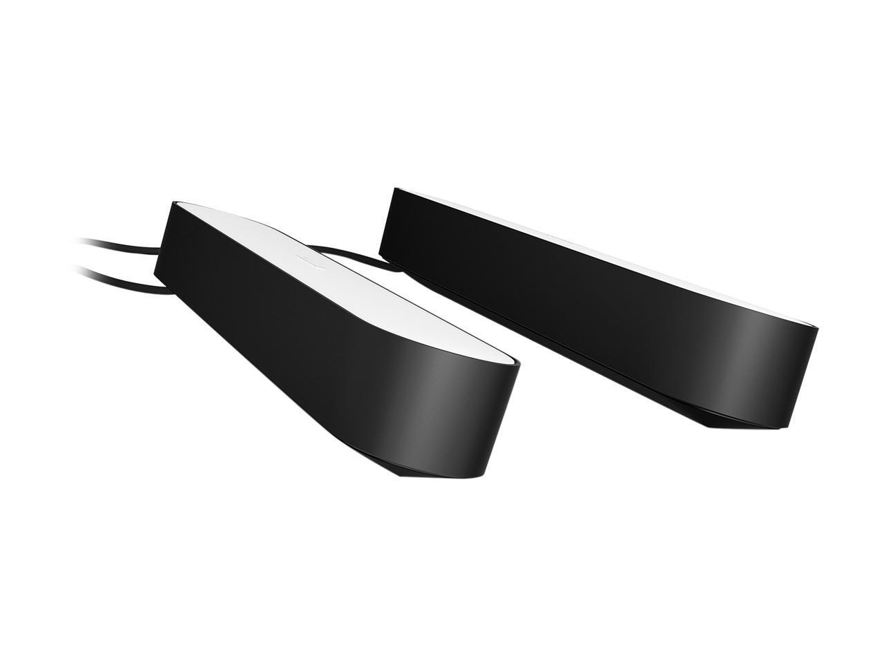 Philips Hue Play White & Color Ambiance Smart LED Bar Light (2-Pack) + Hue Bridg