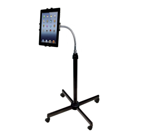 CTA Universal Height-Adjustable Gooseneck Floor Stand 9.7-10.1" Tablets PAD-UAFS