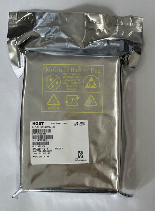 HGST HITACHI HUA722010CLA330 1 TB 0A39289 3.5 IN 7200RPM SATA II HDD