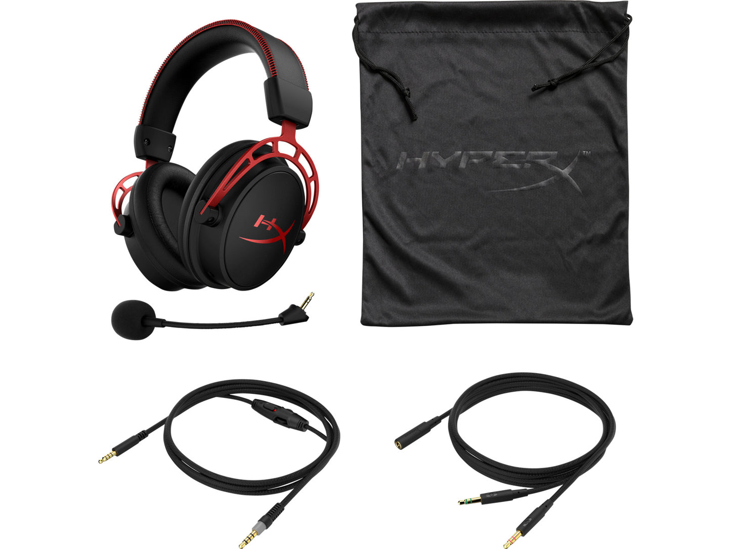 HyperX Cloud Alpha - Gaming Headset (Black-Red)