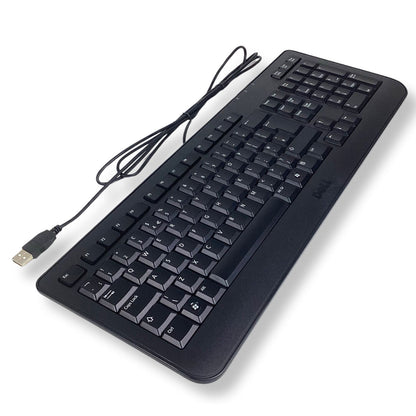 Dell SK-8185 US English 104-Keys Black USB Wired Slimline Desktop KeyboardY526K