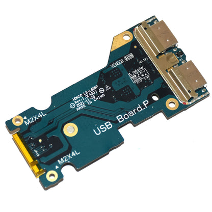 Dell G Series G15 5525 Right Side I/O USB-C USB-A Audio Jack Board 9D44M LS-L656