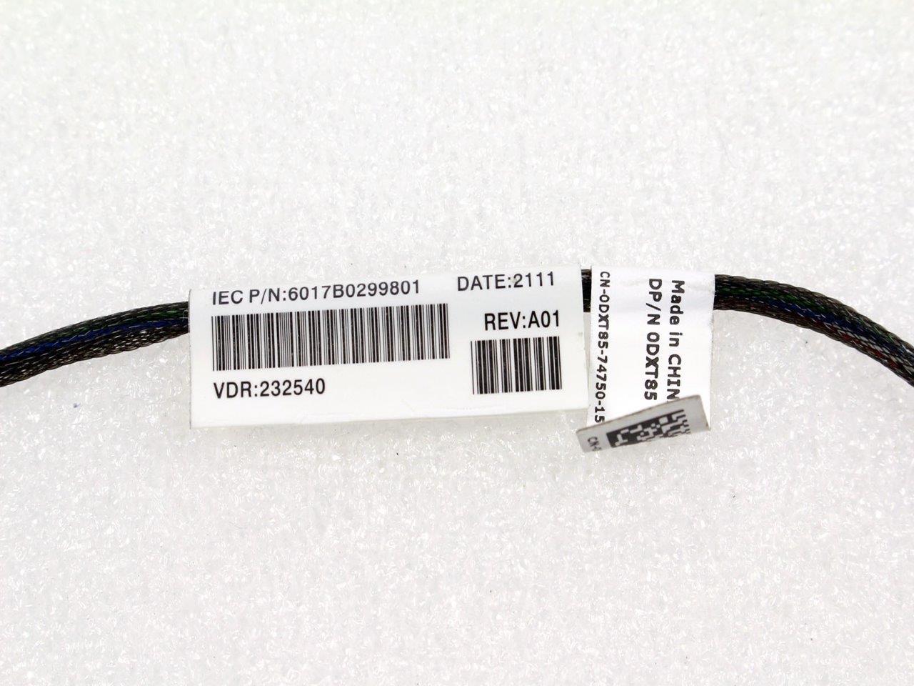 Lot of 5OEM Dell PowerEdge C6145 Battery Backup Cable DXT85 0DXT85