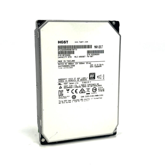 Hitachi Ultrastar He8 3.5" 8TB 7200 128MB 12Gbps SAS Hard Drive HUH728080AL5200 (NOT FOR HOME PC)