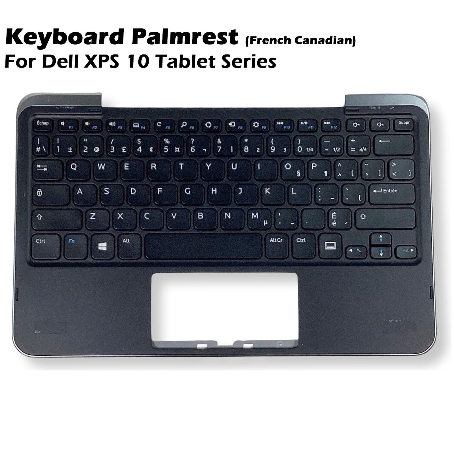 Dell XPS 10 tablet Laptop Keyboard Palmrest Cover V136602AS1 PK130S81A00 05XRJ
