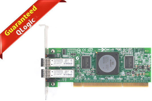Qlogic QLA2462 4GB Dual Port FC PCIx Network JYGMX FC2410401-20