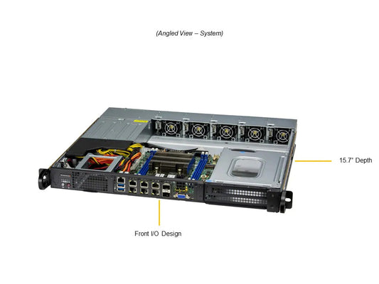 SuperMicro SYS-110D-14C-FRDN8TP 1U Redundant 600W Server