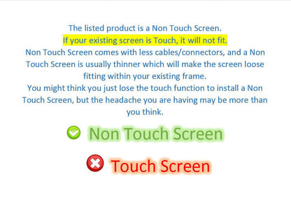 HP 15-DA0074NR 15-DB0042NR 6FV97UA LED LCD Screen HD 1366x768 Display 15.6 in