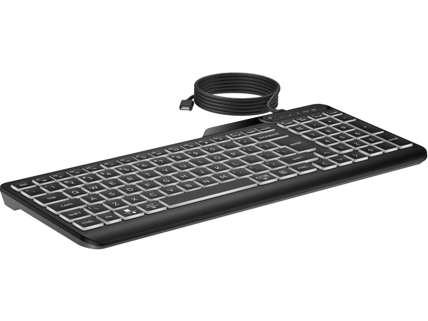 HP 400 Backlit Wired Keyboard