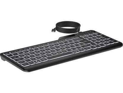 HP 400 Backlit Wired Keyboard