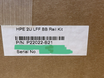 HPE DL38X DL345 DL380 DL385 Gen10+Plus 2U LFF Ball Bearing Rail Kit P22022-B21