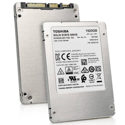 Toshiba HK6-DC 1.92TB ~2TB SATA 6Gb/s TLC 2.5in Data Center SSD - KHK6XLSE1T92