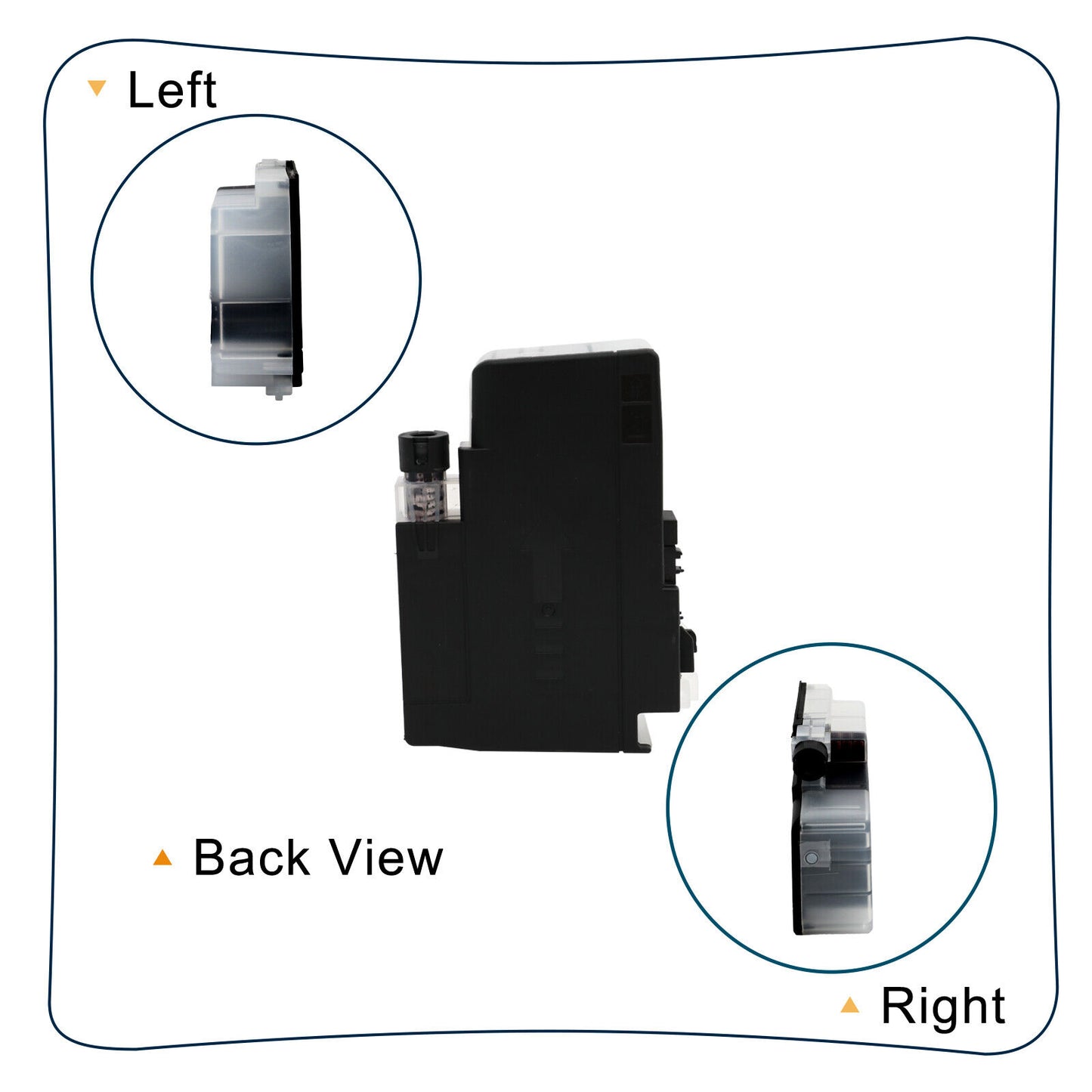 5PK TCT Premium LC404 BCMY for Compatible Brother MFC-J1205 J1215 Ink Cartridge