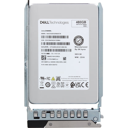 Dell 480GB 6Gbps SATA MU TLC 7mm 2.5 SSD SE5130 (MKYJJ)
