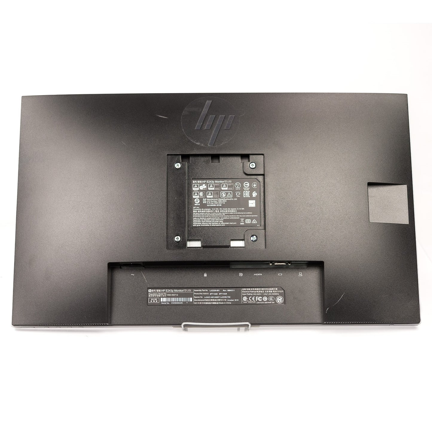 HP EliteDisplay E243p 24" Widescreen 1920x1080 Backlit IPS Monitor ONLY Grade B