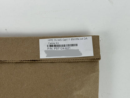 HPE P57124-B21 DL345 Gen11 2U SFF U.2 U.3 8SFF NVMe SSD x4 DA Cable Kit Box3