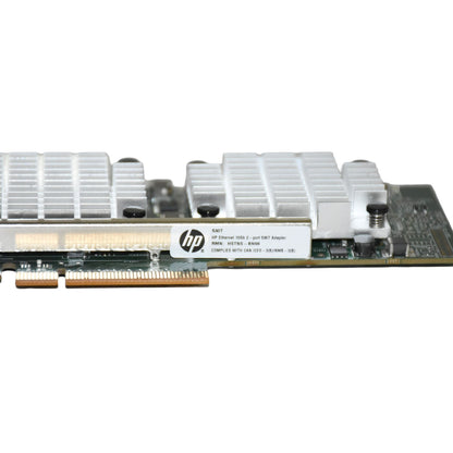 HP 530T 10Gb 2-Port PCIe Ethernet Adapter Low-Profile Card 656596-B21 656594-001